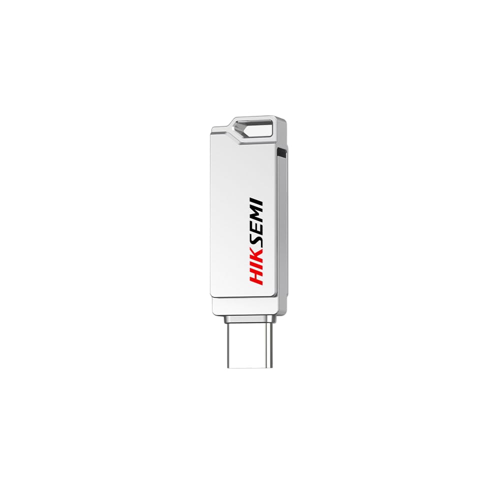 فلاشة HIKSEMI مزدوجة المنافذ USB 3.2 – 64 جيجابايت – Type-A وType-C – سرعة نقل حتى 150 ميجابايت/ثانية