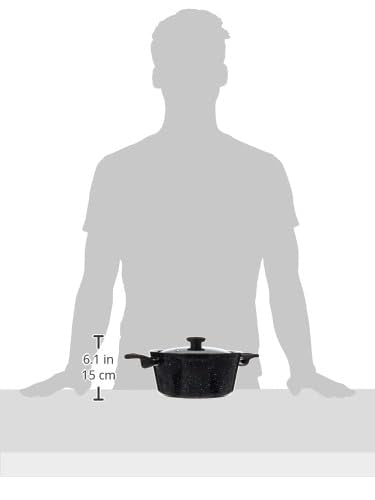 Top Chef 9-Piece Granite Cookware Set – Durable Non-Stick Design (18/20/24/28 Pots + 26 cm Frying Pan)