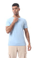 Ravin Men's Ribbed Crew Neck Solid Basic Cotton T-Shirt