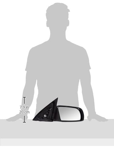 Fit System 68599N Passenger Side Mirror for Nissan Altima Sedan, Textured Black, PTM Cover, w/Turn Signal, Foldaway, Power