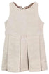 Concrete Girls’ Sleeveless Flannel Dress with Pleats - Model C523DR7-W23-14P-1016