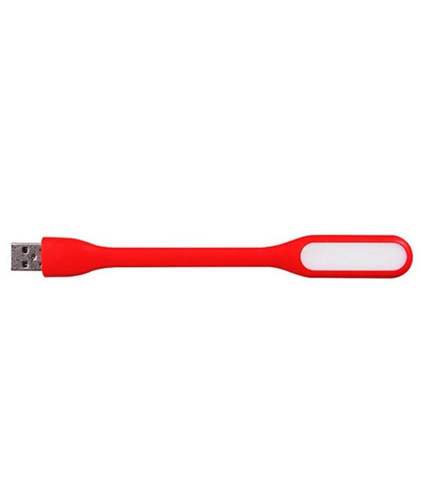 كينديكس KX2321 ضوء LED USB مرن للابتوب، 5 فولت - أحمر