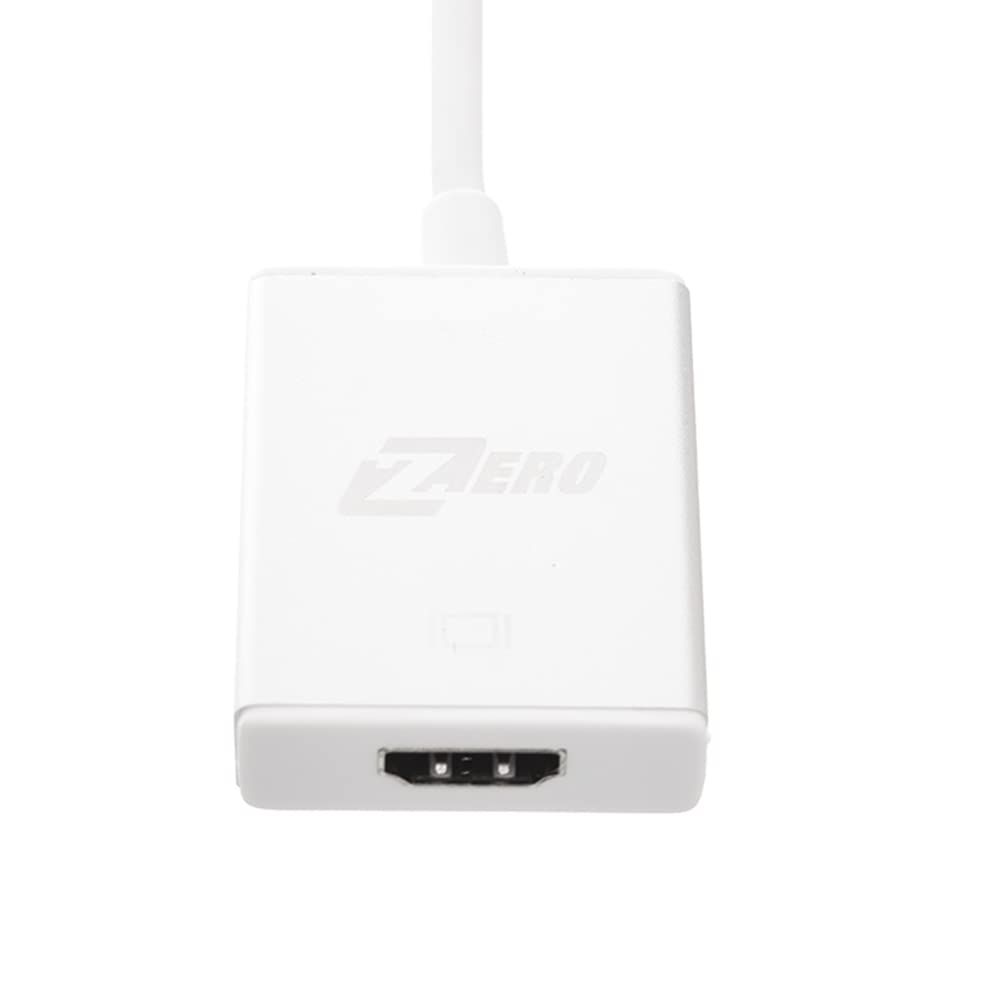 محول تلفزيون HD من نوع سي الى HDMI- ابيض، عدد المنافذ: 4