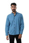 White Rabbit Men's Printed Collar Long Sleeve Shirt - Safqqa Egypt