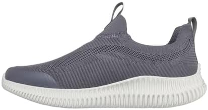 Skechers Men Casual Shoes Dark Grey Comfort Lightweight Sneakers