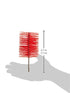 Maya Tube Brush with Thread Medium (Ã˜ 80 x 100 x 160 mm) Red 10778