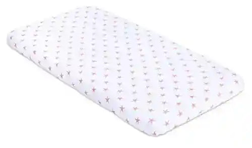 Ely’s & Co. Patent Pending Waterproof Bassinet Sheet 2-Pack Set for Baby Boy - 100% Cotton, Jersey Knit Cotton Sheets with Waterproof Lining