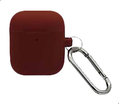 غطاء سيلكون AirPods من KEENDEX KX2328 مع حلقة حمل - 