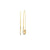 Guess Stainless Steel Zircon Embellished Stone Safety Pin Earrings for Women - Gold