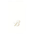 (B) - Entertaining with Caspari White Pearl Paper Linen Guest Towels, Monogram Initial B, Pack of 24