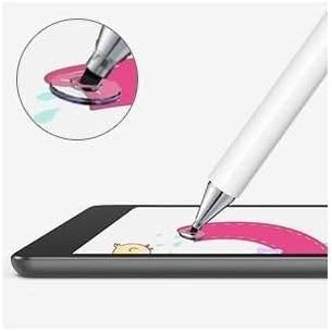 قلم Joyroom JR-BP560S للشاشات التي تعمل باللمس بالسعة السلبية لأجهزة iPad وiPhone وجميع الشاشات السعوية مع طرفين بديلين - أبيض