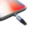 XO NB125 Magnetic LED Aluminium Lightning Cable - 1M - Black