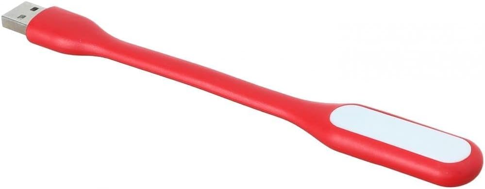 كينديكس KX2321 ضوء LED USB مرن للابتوب، 5 فولت - أحمر