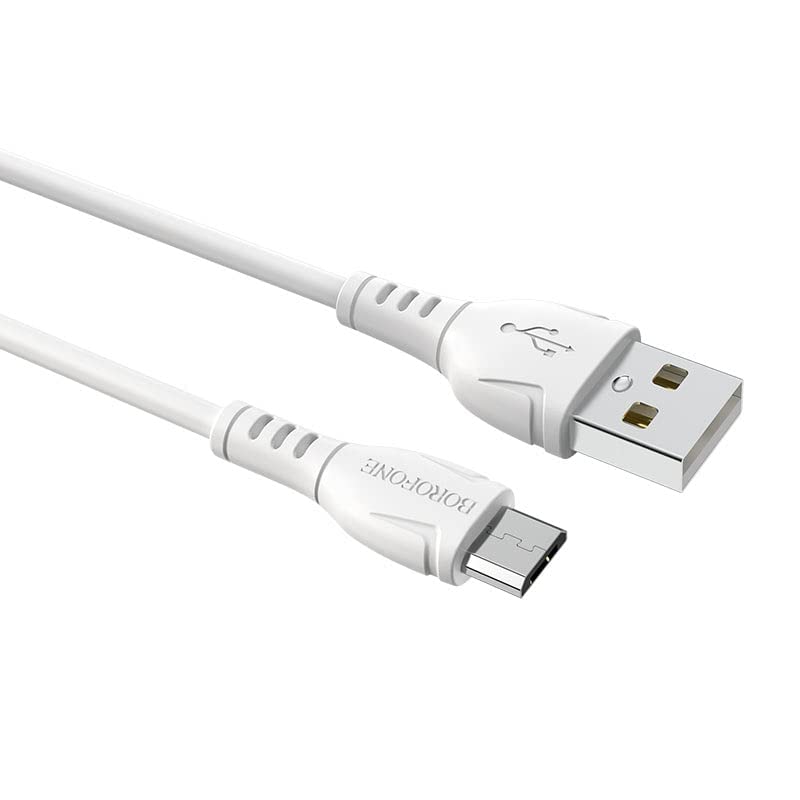 Borofone Exquisite & Practical Micro Cable – Bend-Resistant, 2.4A, 1m