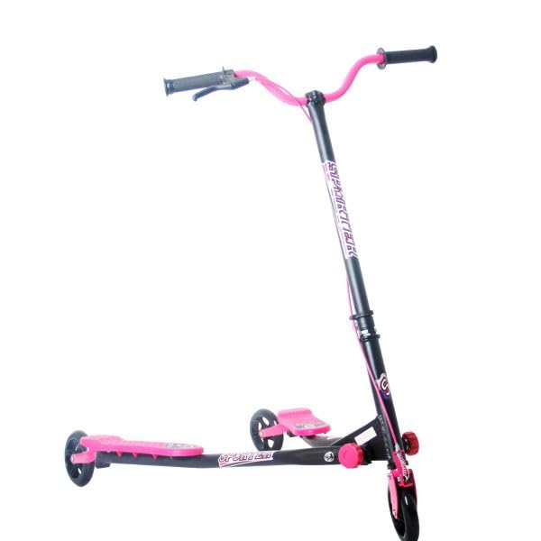 Aero Mobility Three-Wheel Scooter Pink – Kids Ride Scooter (Damaged Box)