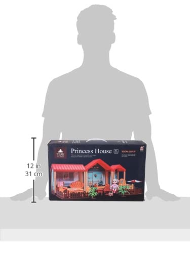 QIXI TOYS Princess House, 96 Pieces, 3years