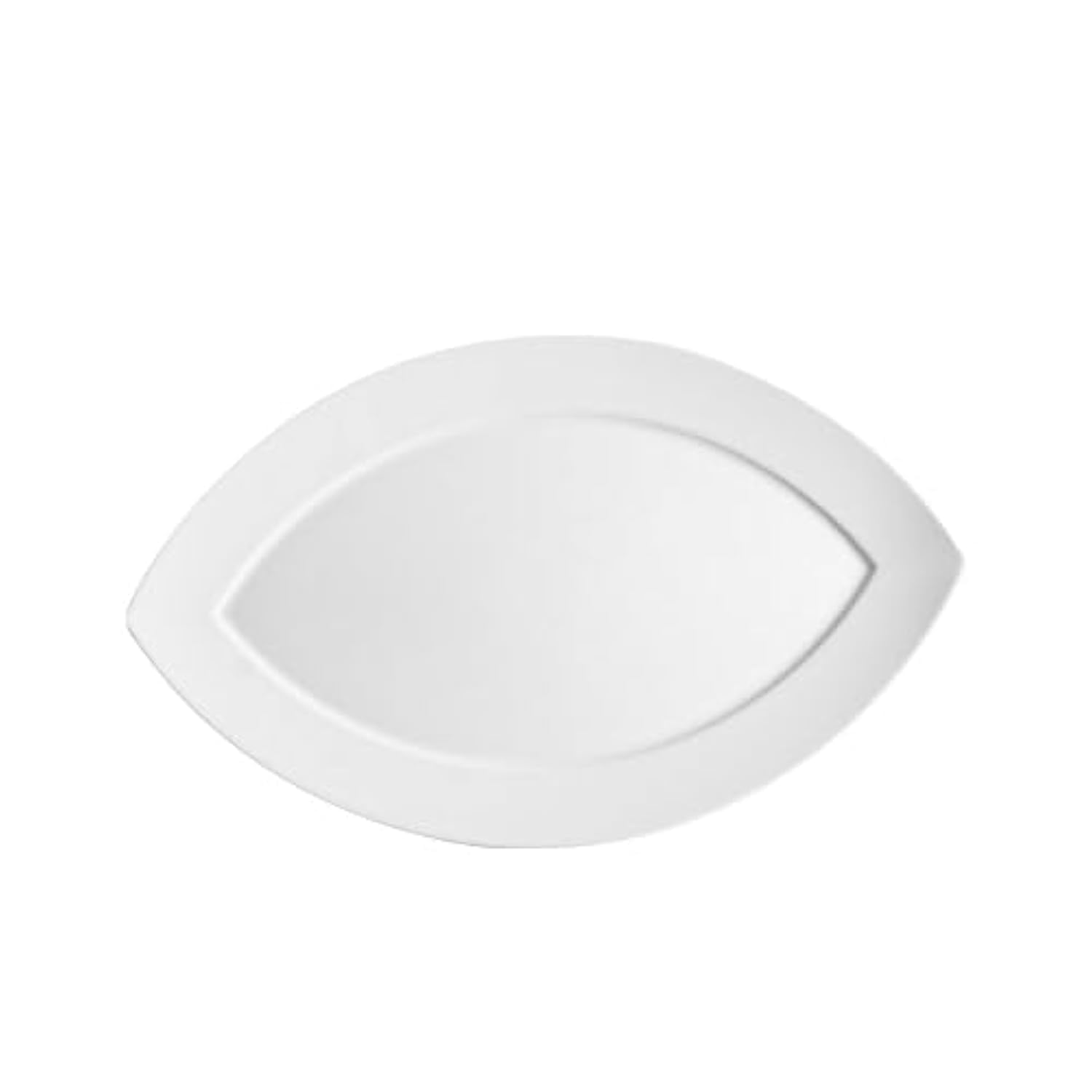 Fathy Mahmoud Oval Trayporcelain , 37 cm, White