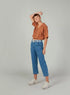 Plain Top with Notched Lapel and Short Sleeves