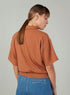 Plain Top with Notched Lapel and Short Sleeves