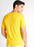 Solid V-neck T-shirt with Short Sleeves - Safqqa Egypt