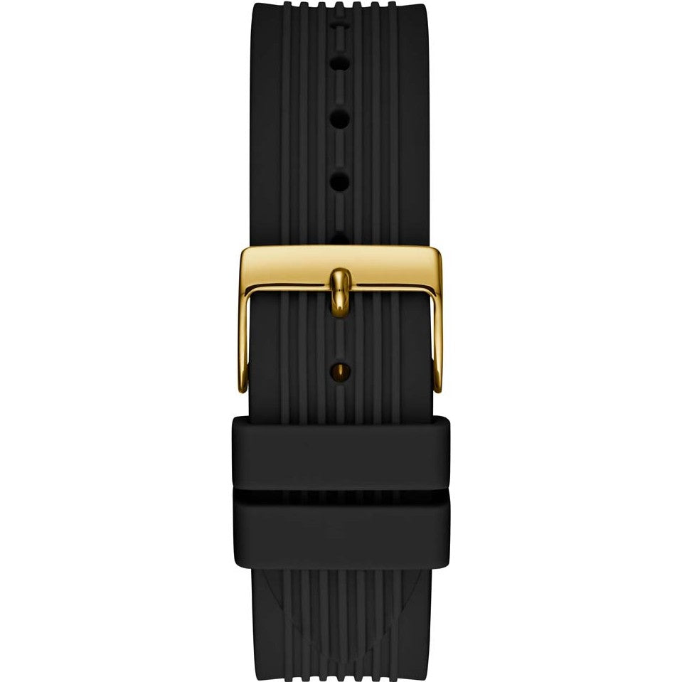 ساعة جيس نسائية باللون الأسود والذهبي متعددة الوظائف