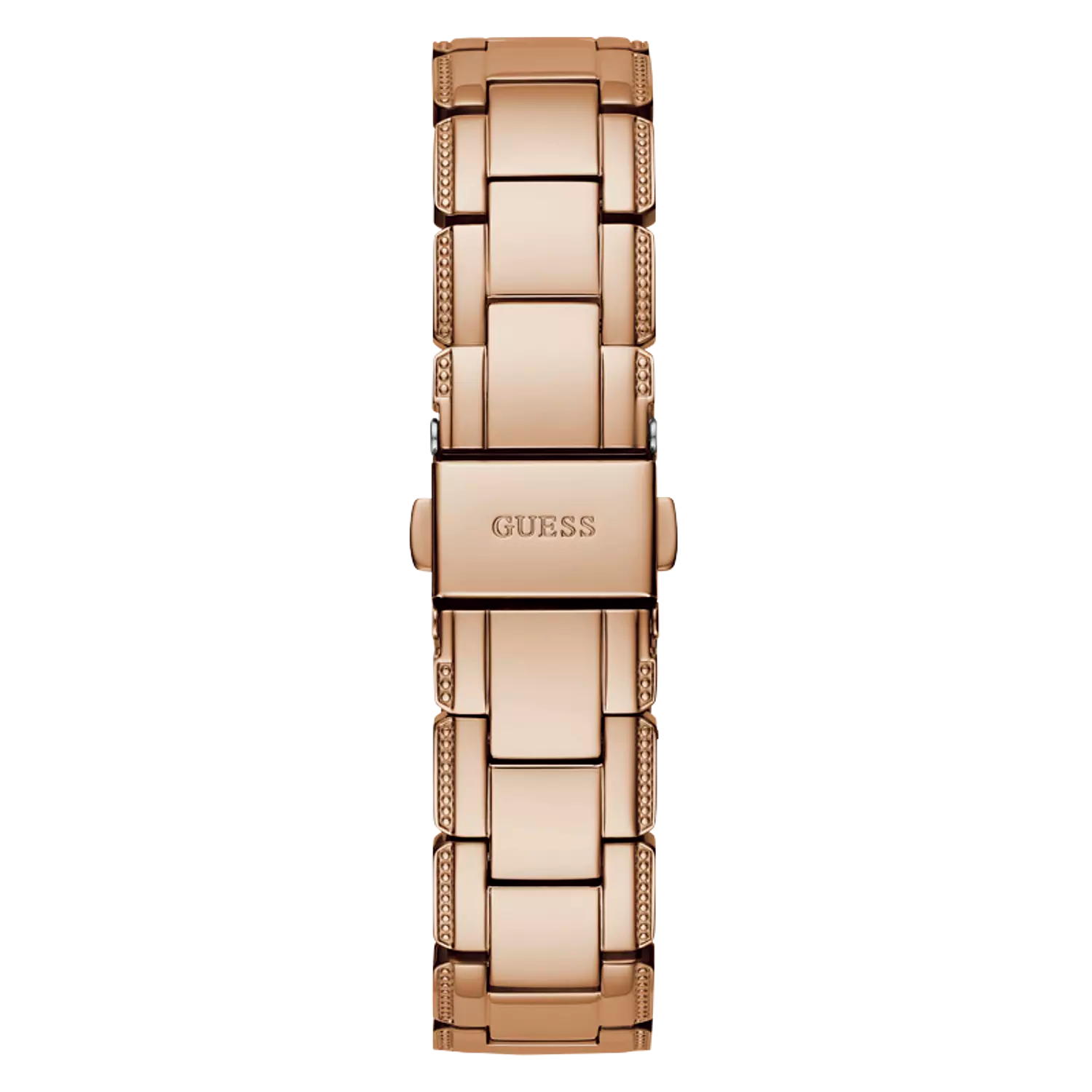 ساعة جيس للنساء فضية لامعة وسوار ستانلس ستيل