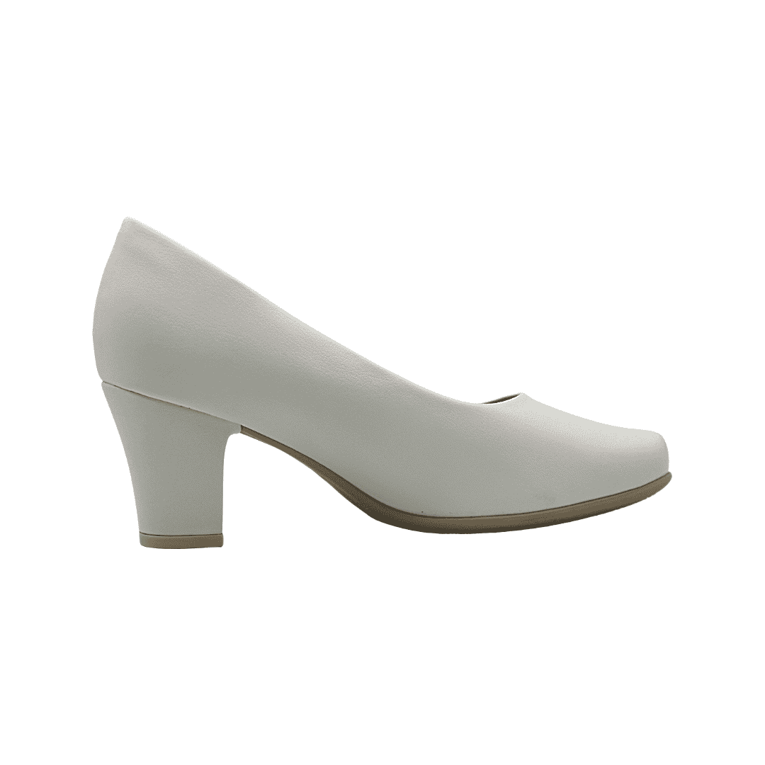 PICCADILLY Women Mid Heel Shoes White Elegant Comfort Pumps