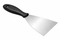 Maya Stainless Steel Spatula with PP Handle Stiff (80 mm) Black 88082