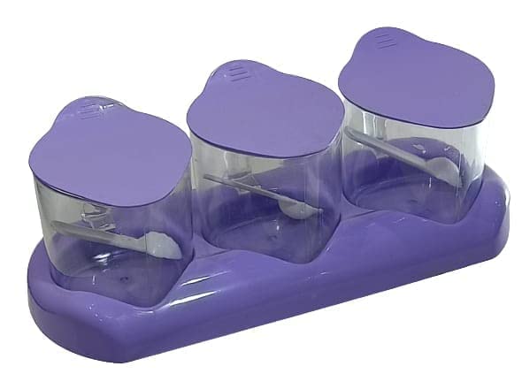 Yasin Plastic Spice Jars with Lid
