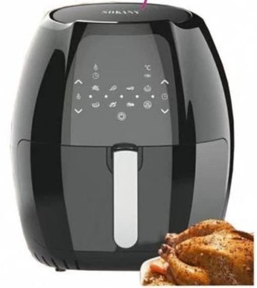 Sokany Sk-8014 Oil-Free Healthy Air Frying Pan with Digital Touch Screen - 8L - scratches & damage box 8 L large capacity – ideal for family meals