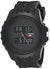 U.S. Polo Assn Men Digital Sports Watch Black Waterproof Silicone Strap