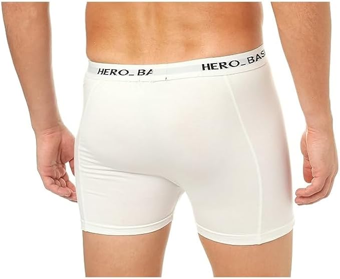 طقم من Hero Basic للرجال – 4 قطع يشمل تي‑شيرتات بياقة V وحمالات بوكسر مجانية، مصمم لتوفير الراحة والأناقة في الاستخدام اليومي – Safqqa Egypt