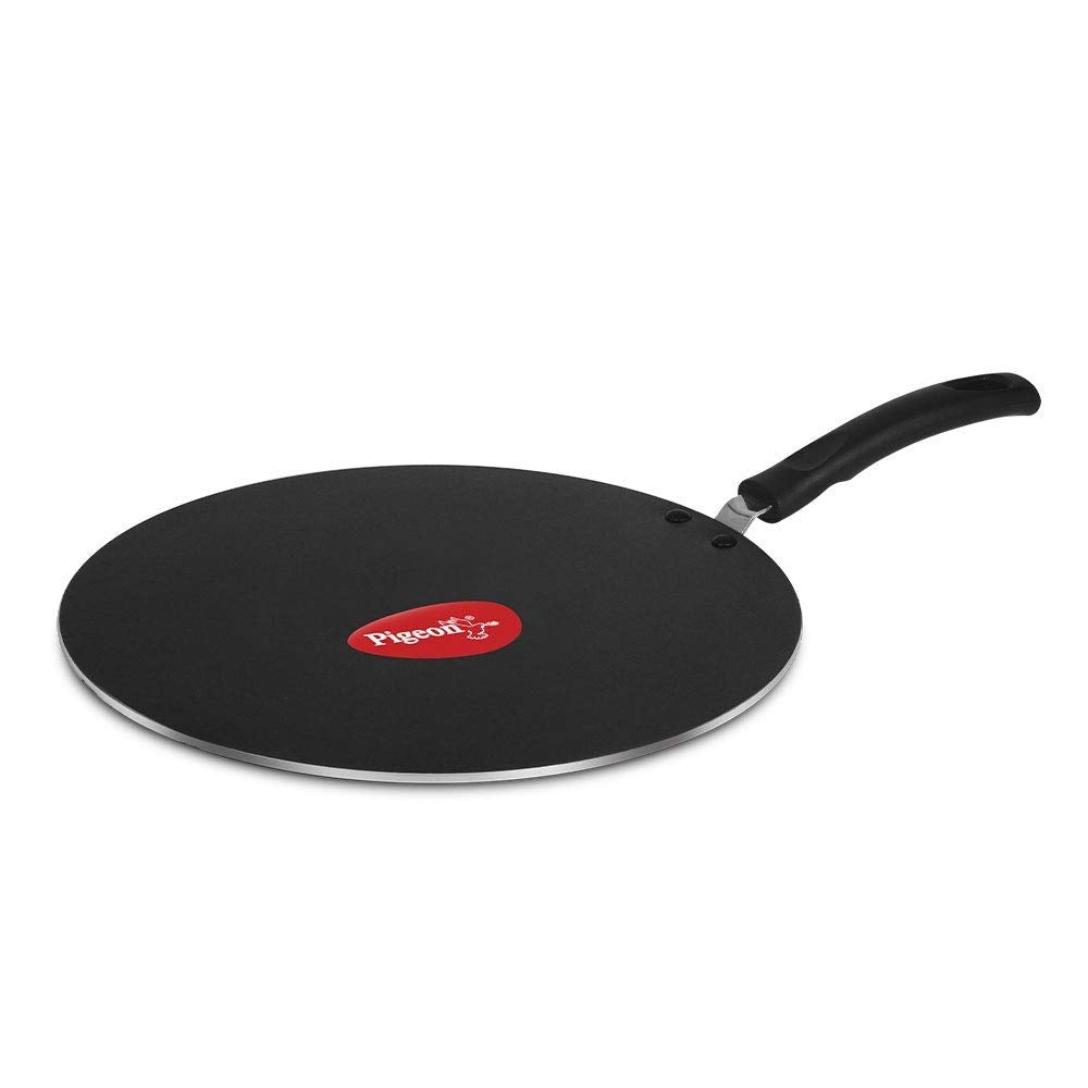 Pigeon 271 Nonstick Multi Tawa 310 1, Black, Aluminum