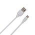 Remax rc-138m fast charging and data transmission lightning cable with 2.4a output 1000mm set of 2 pieces - white