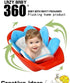 ORiTi 80x80CM Newborn Baby Flower Bath Mat Net Anti-slip Sponge Mats Infants Shower Folding Seat Colourful Blooming Cushions
