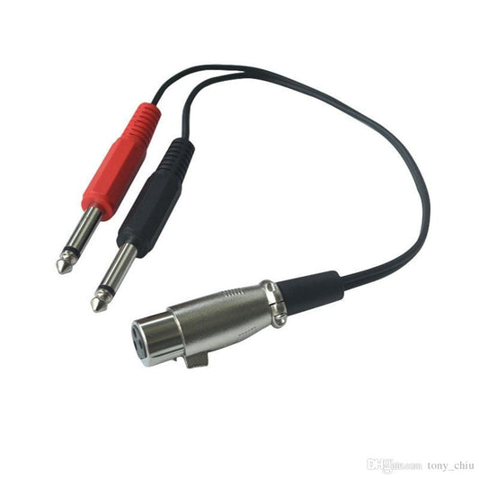 كيندكس kx2178 كابل من أنثى XLR إلى ذكر مزدوج
