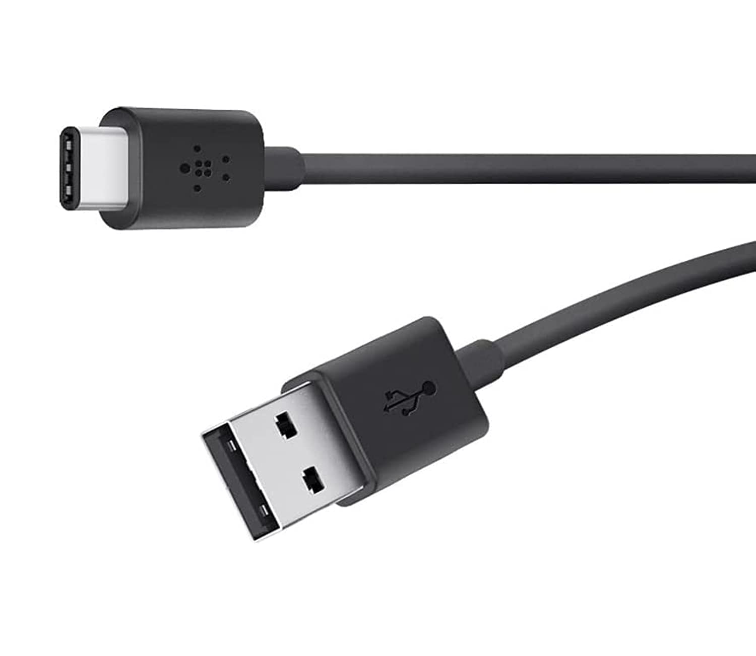 Keendex kx 2517 usb 2.0-a to type c charge and data transfer cable,1 meter - black