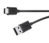 Keendex kx 2517 usb 2.0-a to type c charge and data transfer cable,1 meter - black