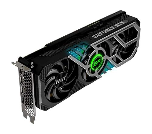 كرت الشاشة باليت جيفورس RTX 3080 جيمينغ برو. مزود بـ ذاكرة 12 جيجابايت GDDR6X و10240 نواة CUDA وسرعة تعزيز تصل إلى 1365 ميجاهرتز، يقدم هذا الكرت أداءً فائق السرعة ورسومات عالية الجودة
