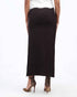 ESLA - Front Slit Long Skirt_Dark Brown - Safqqa Egypt