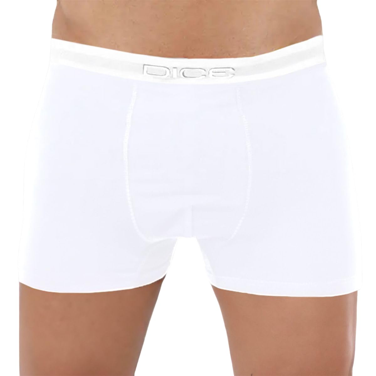 Dice Mens pack of one solid lycra Boxer Shorts