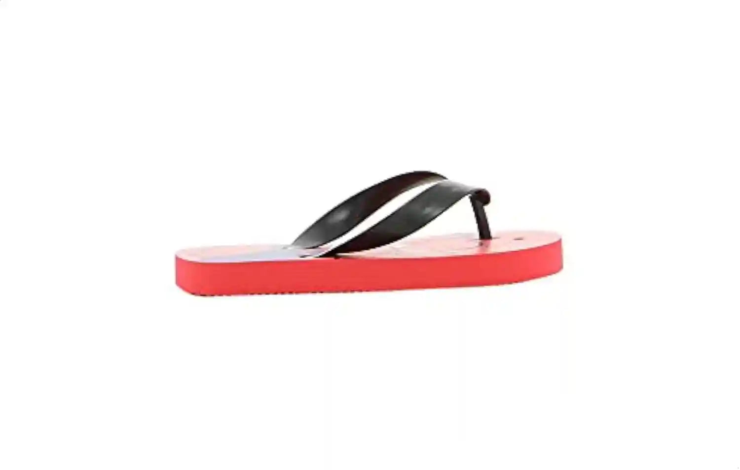 Leomil Spiderman-Print Flip Flops For Boys - Red and Black