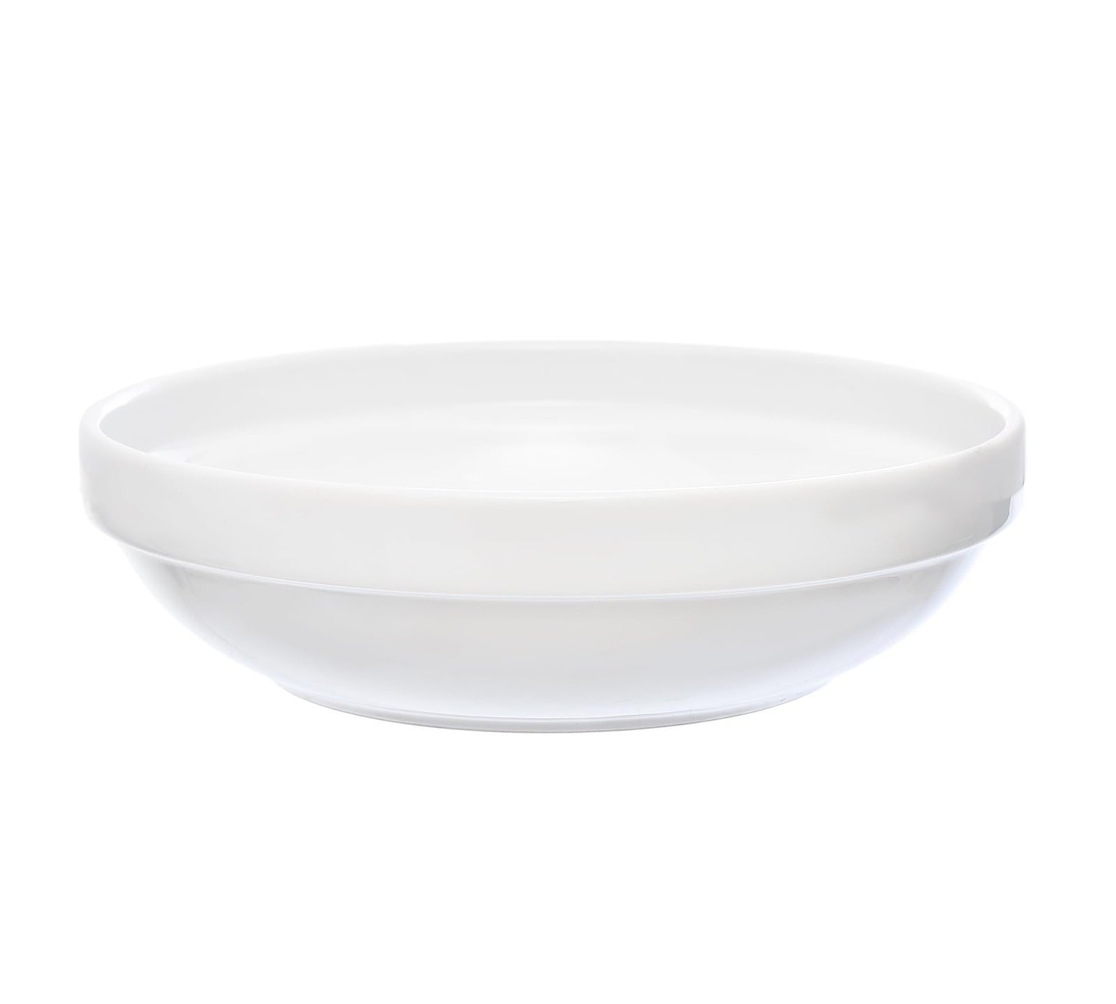 وعاء التقديم العادي من Tunisie Porcelaine. مصنوع من البورسلين عالي الجودة، هذا الوعاء مثالي لتقديم الحساء، السلطات، الأطباق الجانبية، 