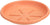 Bama Round Saucer Plastic Light Brown Made in Italy