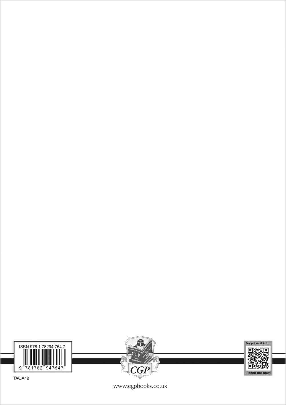 كتاب إجابات GCSE التصميم والتكنولوجيا: منهج AQA (لكراسة التدريب على الامتحان) من منشورات سي جي بي هو كتاب إجابات شامل مصمم ليكون مكمّلًا لكراسة التدريب على الامتحان. 