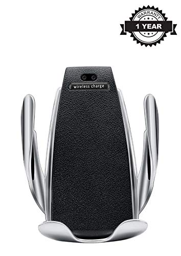 Toxel Penguin S5 2 in 1 Wireless Charger, Smart Automatic Clamping Fast Wireless Car Charger Infrared Auto-sens Air Vent Mount for All Smart Phone, Android Phone and iOS