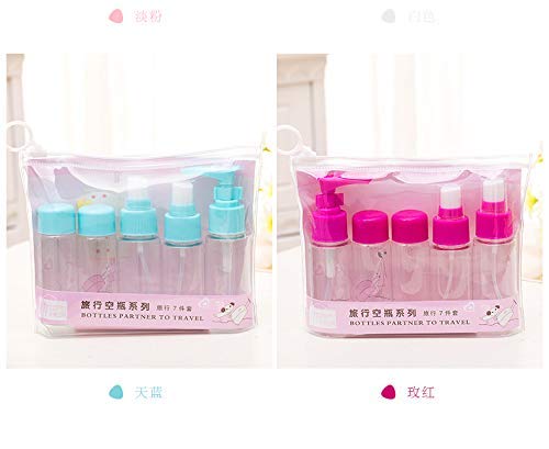 SVK Dream Bottles Plastic Pressing Spray Bottle for Makeup, Cosmetic, Toiletries Liquid Containers Bottles 1pc