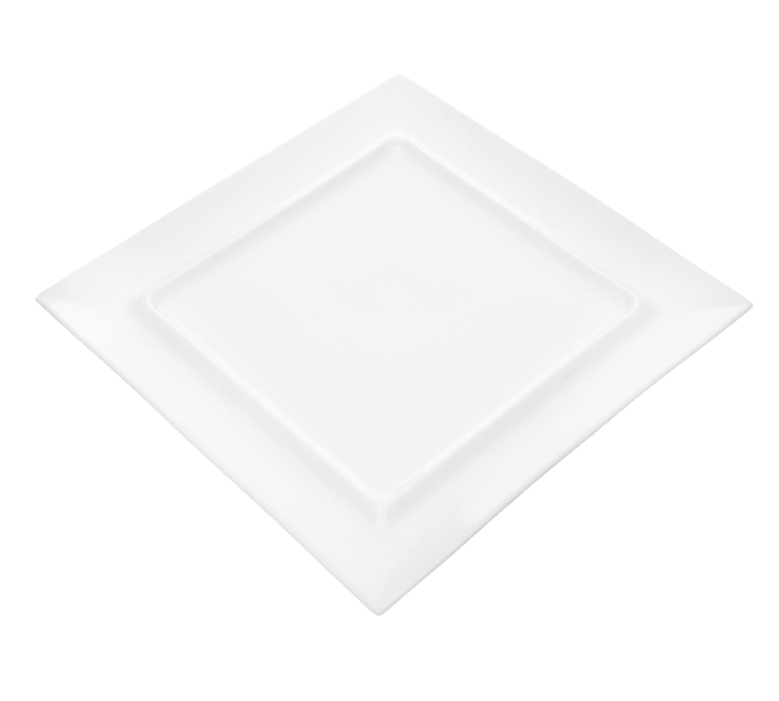 طبق مربع من مجموعة مون سكيب من تونسي بورسلين مقاوم للحرارة والخدوش لضمان استخدام طويل الأمد