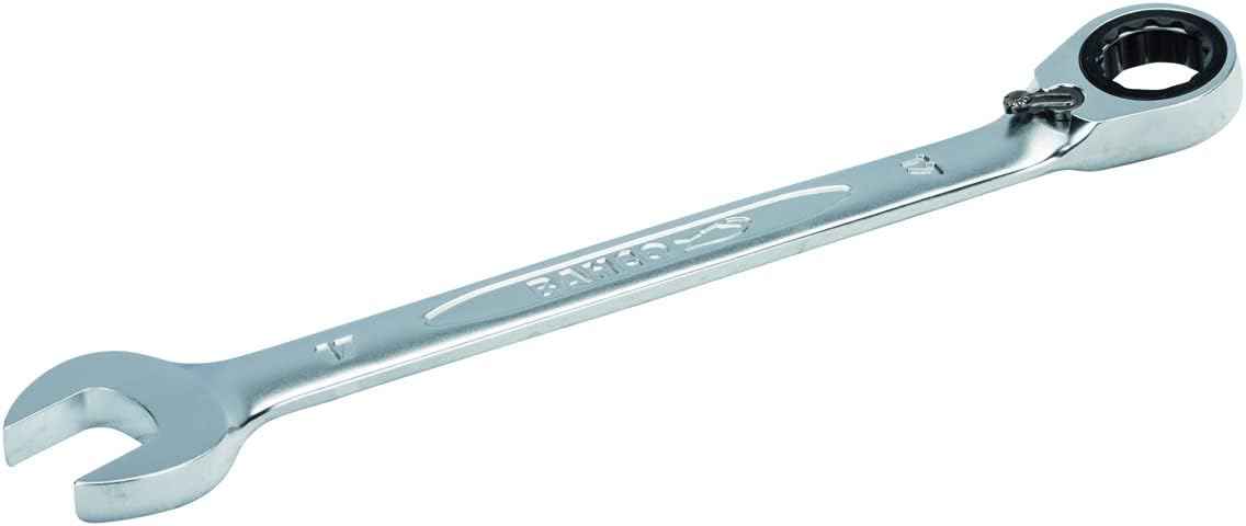 Bahco Ratcheting Combination Wrench, 1Rm-27
