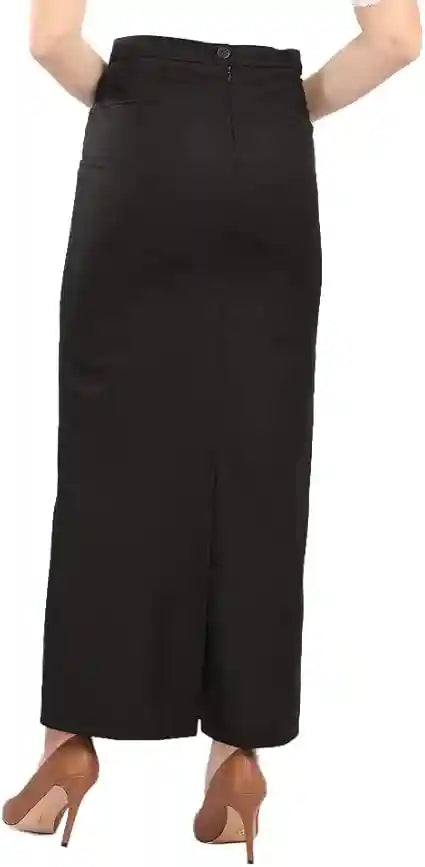 ESLA Long Skirt - Black - Safqqa Egypt